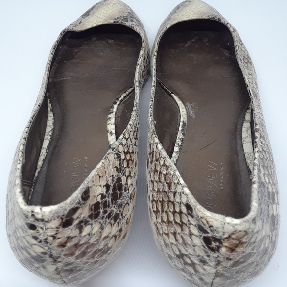 Faux Python Snakeskin flats - Picture 7 of 7